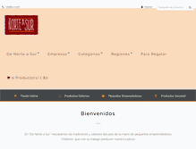 Tablet Screenshot of denorteasur.cl